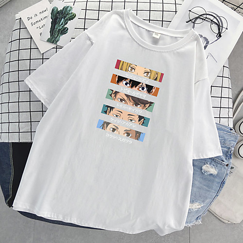 Inspired by Haikyuu Cosplay Cosplay Costume T-shirt Polyester / Cotton Blend Print Harajuku Graphic Kawaii T-shirt For Women's / Men's
Inspired by Haikyuu Cosplay Cosplay Costume T-shirt Polyester / Cotton Blend Print Harajuku Graphic Kawaii T-shirt For Women's / Men's