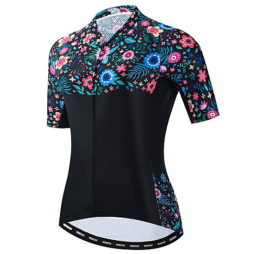 21Grams Women's Short Sleeve Cycling Jersey Summer Spandex Polyester Black Floral Botanical Bike Jersey Top Mountain Bike MTB Road Bike Cycling Quick Dry Moisture Wicking Breathable Sports Clothing
21Grams Women's Short Sleeve Cycling Jersey Summer Spandex Polyester Black Floral Botanical Bike Jersey Top Mountain Bike MTB Road Bike Cycling Quick Dry Moisture Wicking Breathable Sports Clothing