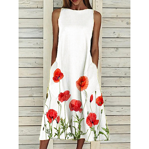 Women's Shift Dress Maxi long Dress Blue Purple Sky Blue White Red Navy Blue Dark Blue Sleeveless Pattern Summer Casual / Daily 2021 S M L XL XXL
Women's Shift Dress Maxi long Dress Blue Purple Sky Blue White Red Navy Blue Dark Blue Sleeveless Pattern Summer Casual / Daily 2021 S M L XL XXL