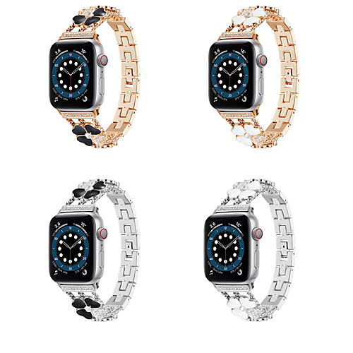 Smart Watch Band for Apple iWatch 1 pcs Jewelry Design Zinc alloy Replacement Wrist Strap for Apple Watch Series SE / 6/5/4/3/2/1
Smart Watch Band for Apple iWatch 1 pcs Jewelry Design Zinc alloy Replacement Wrist Strap for Apple Watch Series SE / 6/5/4/3/2/1