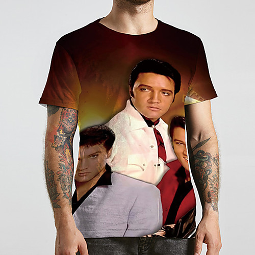 Men's Unisex Tee T shirt 3D Print Graphic Prints Human Plus Size Print Short Sleeve Casual Tops Basic Designer Big and Tall Brown
Men's Unisex Tee T shirt 3D Print Graphic Prints Human Plus Size Print Short Sleeve Casual Tops Basic Designer Big and Tall Brown