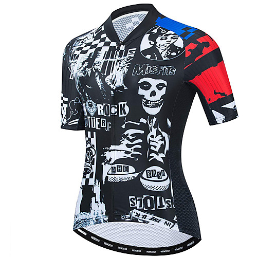 21Grams Women's Short Sleeve Cycling Jersey Summer Spandex Polyester BlackWhite Sugar Skull Skull Bike Jersey Top Mountain Bike MTB Road Bike Cycling Quick Dry Moisture Wicking Breathable Sports
21Grams Women's Short Sleeve Cycling Jersey Summer Spandex Polyester BlackWhite Sugar Skull Skull Bike Jersey Top Mountain Bike MTB Road Bike Cycling Quick Dry Moisture Wicking Breathable Sports