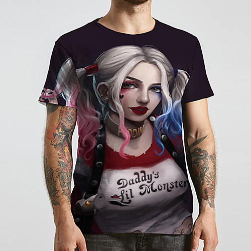 Men's Unisex Tee T shirt 3D Print Graphic Prints Human Plus Size Print Short Sleeve Casual Tops Basic Designer Big and Tall Black
Men's Unisex Tee T shirt 3D Print Graphic Prints Human Plus Size Print Short Sleeve Casual Tops Basic Designer Big and Tall Black