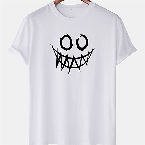 Men's Unisex Tee T shirt Shirt Hot Stamping Graphic Prints Emoji Face Plus Size Short Sleeve Casual Tops 100% Cotton Basic Designer Big and Tall White Blue Yellow / Summer
Men's Unisex Tee T shirt Shirt Hot Stamping Graphic Prints Emoji Face Plus Size Short Sleeve Casual Tops 100% Cotton Basic Designer Big and Tall White Blue Yellow / Summer