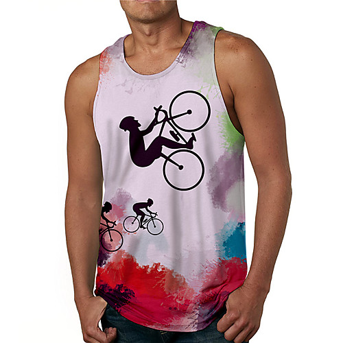 Men's Tank Top Undershirt 3D Print Graphic Prints Bicycle Old Man Print Sleeveless Daily Tops Casual Designer Big and Tall Round Neck Blushing Pink / Summer
Men's Tank Top Undershirt 3D Print Graphic Prints Bicycle Old Man Print Sleeveless Daily Tops Casual Designer Big and Tall Round Neck Blushing Pink / Summer