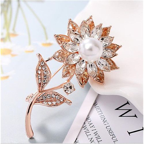 Women's Pearl Brooches Geometrical Fashion Fashion Brooch Jewelry Gold White For Anniversary Dailywear Festival 
Women's Pearl Brooches Geometrical Fashion Fashion Brooch Jewelry Gold White For Anniversary Dailywear Festival