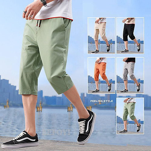 Men's Streetwear Chino Quick Dry Breathable Sports Casual Daily Chinos Shorts Pants Solid Colored Solid Color Calf-Length Sporty Black Orange Khaki Green Gray
Men's Streetwear Chino Quick Dry Breathable Sports Casual Daily Chinos Shorts Pants Solid Colored Solid Color Calf-Length Sporty Black Orange Khaki Green Gray