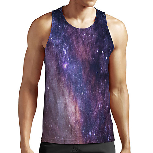 Men's Unisex Tank Top Undershirt 3D Print Galaxy Graphic Prints Plus Size Print Sleeveless Casual Tops Basic Designer Big and Tall Purple
Men's Unisex Tank Top Undershirt 3D Print Galaxy Graphic Prints Plus Size Print Sleeveless Casual Tops Basic Designer Big and Tall Purple