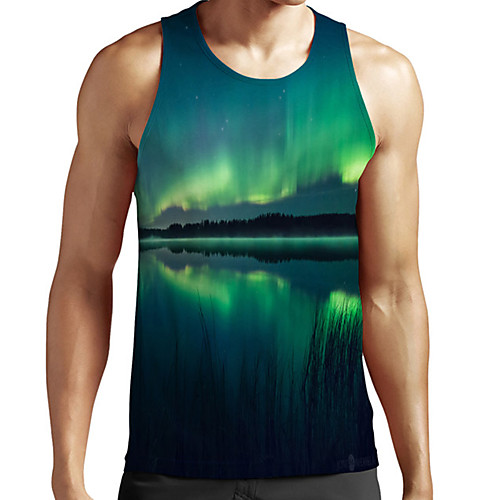 Men's Unisex Tank Top Undershirt 3D Print Scenery Graphic Prints Plus Size Print Sleeveless Casual Tops Basic Fashion Designer Breathable Green
Men's Unisex Tank Top Undershirt 3D Print Scenery Graphic Prints Plus Size Print Sleeveless Casual Tops Basic Fashion Designer Breathable Green