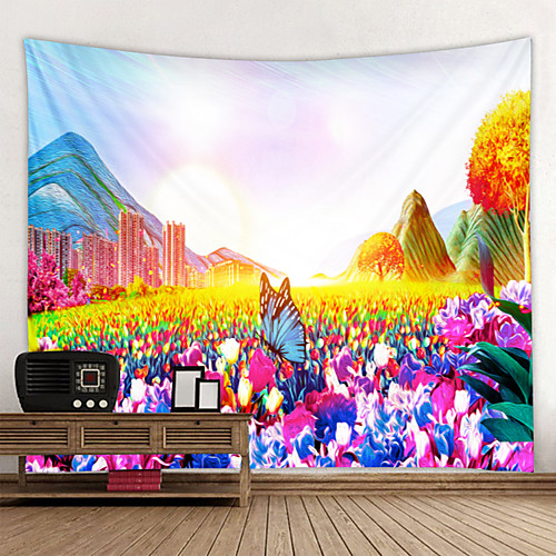 Wall Tapestry Wall Hanging Art Deco Blanket Curtain Hanging at Home Bedroom Living Room Decoration Beautiful Landscape Butterfly Flower
Wall Tapestry Wall Hanging Art Deco Blanket Curtain Hanging at Home Bedroom Living Room Decoration Beautiful Landscape Butterfly Flower