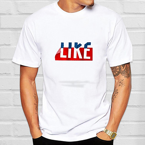 Men's Unisex Tee T shirt Hot Stamping Text Graphic Prints Plus Size Print Short Sleeve Casual Tops 100% Cotton Basic Designer Big and Tall White
Men's Unisex Tee T shirt Hot Stamping Text Graphic Prints Plus Size Print Short Sleeve Casual Tops 100% Cotton Basic Designer Big and Tall White