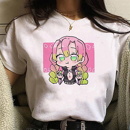 Inspired by Demon Slayer Cosplay Anime Cartoon Polyester / Cotton Blend Print Harajuku Graphic Kawaii T-shirt For Women's / Men's
Inspired by Demon Slayer Cosplay Anime Cartoon Polyester / Cotton Blend Print Harajuku Graphic Kawaii T-shirt For Women's / Men's