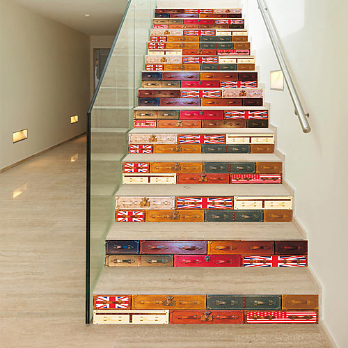 Creative 3d Staircase Diy Sticker Retro Wood Grain Stone Grain Home Decoration Sticker Waterproof 3d Stereo Wall Sticker 13 Piece Set
Creative 3d Staircase Diy Sticker Retro Wood Grain Stone Grain Home Decoration Sticker Waterproof 3d Stereo Wall Sticker 13 Piece Set