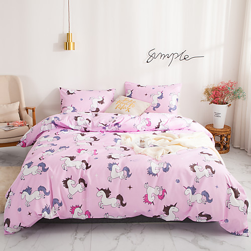 Duvet Cover Sets 3 Piece Rayon / Polyester Floral / Botanical Rainbow Reactive Print Bohemian Style
Duvet Cover Sets 3 Piece Rayon / Polyester Floral / Botanical Rainbow Reactive Print Bohemian Style