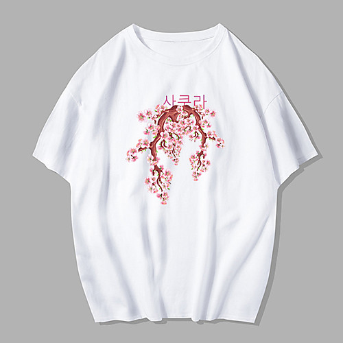 Men's Unisex Tee T shirt Hot Stamping Floral Graphic Prints Plus Size Print Short Sleeve Street Tops 100% Cotton Basic Designer Big and Tall White Black Blue
Men's Unisex Tee T shirt Hot Stamping Floral Graphic Prints Plus Size Print Short Sleeve Street Tops 100% Cotton Basic Designer Big and Tall White Black Blue