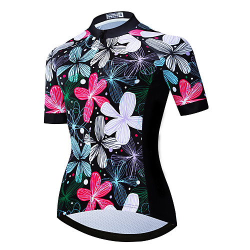 21Grams Women's Short Sleeve Cycling Jersey Summer Spandex Polyester Black Floral Botanical Bike Jersey Top Mountain Bike MTB Road Bike Cycling Quick Dry Moisture Wicking Breathable Sports Clothing
21Grams Women's Short Sleeve Cycling Jersey Summer Spandex Polyester Black Floral Botanical Bike Jersey Top Mountain Bike MTB Road Bike Cycling Quick Dry Moisture Wicking Breathable Sports Clothing