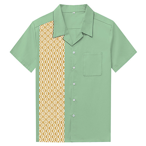 Men's Shirt Color Block Short Sleeve Casual Tops Cotton Simple Casual Breathable Comfortable Green / Red Green Green / White
Men's Shirt Color Block Short Sleeve Casual Tops Cotton Simple Casual Breathable Comfortable Green / Red Green Green / White