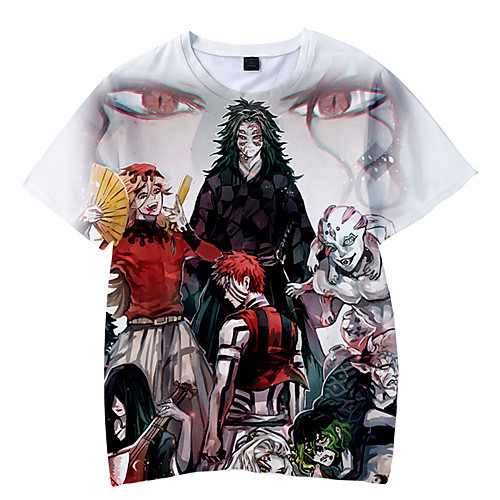 Inspired by Demon Slayer Cosplay Cosplay Costume T-shirt 100% Polyester Graphic Printing Harajuku Graphic T-shirt For Women's / Men's
Inspired by Demon Slayer Cosplay Cosplay Costume T-shirt 100% Polyester Graphic Printing Harajuku Graphic T-shirt For Women's / Men's