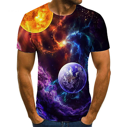 Men's Unisex Tee T shirt 3D Print Graphic Prints Interstellar Plus Size Print Short Sleeve Casual Tops Basic Fashion Designer Big and Tall Purple
Men's Unisex Tee T shirt 3D Print Graphic Prints Interstellar Plus Size Print Short Sleeve Casual Tops Basic Fashion Designer Big and Tall Purple