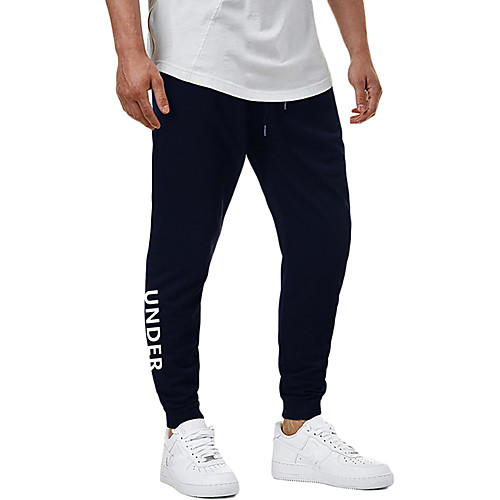 Men's Sporty Sweatpants Outdoor Sports Sport Daily Pants Sweatpants Pants Letter Full Length Sporty Print Black Light gray Dark Gray Navy Blue
Men's Sporty Sweatpants Outdoor Sports Sport Daily Pants Sweatpants Pants Letter Full Length Sporty Print Black Light gray Dark Gray Navy Blue