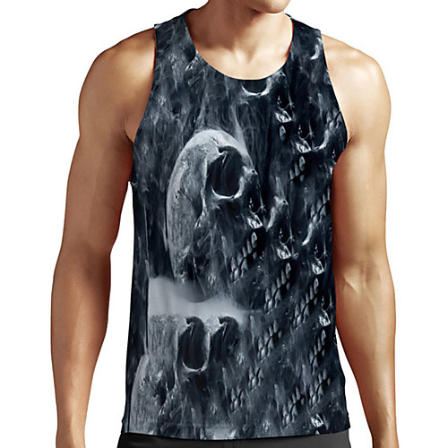 Men's Unisex Tank Top Undershirt 3D Print Graphic Prints Skull Plus Size Print Sleeveless Casual Tops Basic Designer Big and Tall Black
Men's Unisex Tank Top Undershirt 3D Print Graphic Prints Skull Plus Size Print Sleeveless Casual Tops Basic Designer Big and Tall Black