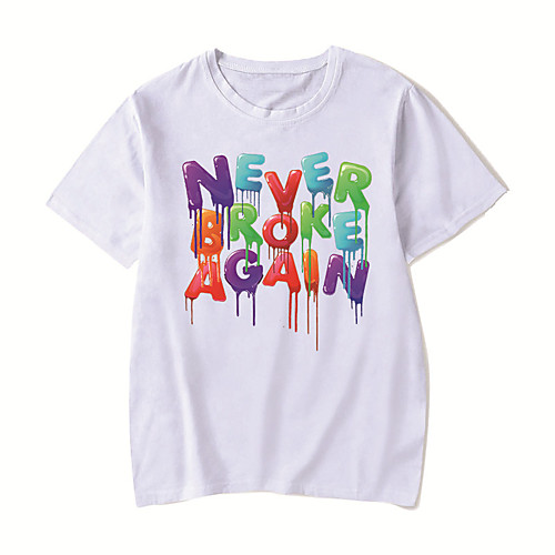 Men's Unisex Tee T shirt Hot Stamping Anime Graphic Prints Plus Size Never Broke Again Print Short Sleeve Casual Tops Cotton Basic Designer Big and Tall White Black Red
Men's Unisex Tee T shirt Hot Stamping Anime Graphic Prints Plus Size Never Broke Again Print Short Sleeve Casual Tops Cotton Basic Designer Big and Tall White Black Red