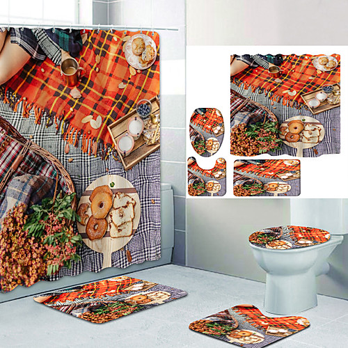Field Activities Digital Printing Four-piece Set Shower Curtains and Hooks Modern Polyester Machine Made Waterproof Bathroom
Field Activities Digital Printing Four-piece Set Shower Curtains and Hooks Modern Polyester Machine Made Waterproof Bathroom