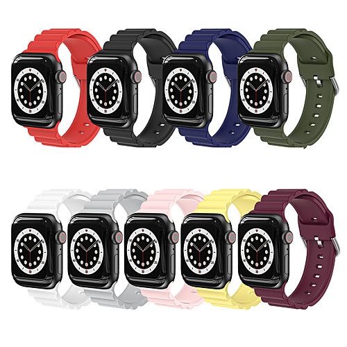 Smart Watch Band for Apple iWatch 1 pcs Sport Band Classic Buckle Silicone Replacement Wrist Strap for Apple Watch Series SE / 6/5/4/3/2/1
Smart Watch Band for Apple iWatch 1 pcs Sport Band Classic Buckle Silicone Replacement Wrist Strap for Apple Watch Series SE / 6/5/4/3/2/1