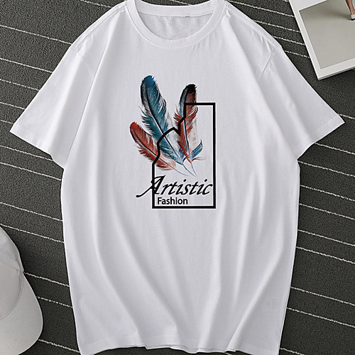 Men's Unisex Tee T shirt Hot Stamping Graphic Prints Feather Plus Size Short Sleeve Casual Tops 100% Cotton Basic Vintage Designer Big and Tall A B C
Men's Unisex Tee T shirt Hot Stamping Graphic Prints Feather Plus Size Short Sleeve Casual Tops 100% Cotton Basic Vintage Designer Big and Tall A B C