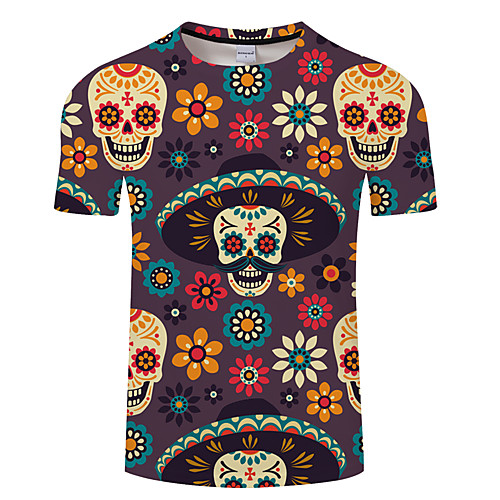 Men's Unisex Tee T shirt 3D Print Graphic Prints Skull Plus Size 3D Print Print Short Sleeve Casual Tops Basic Designer Big and Tall Black / White White Black
Men's Unisex Tee T shirt 3D Print Graphic Prints Skull Plus Size 3D Print Print Short Sleeve Casual Tops Basic Designer Big and Tall Black / White White Black