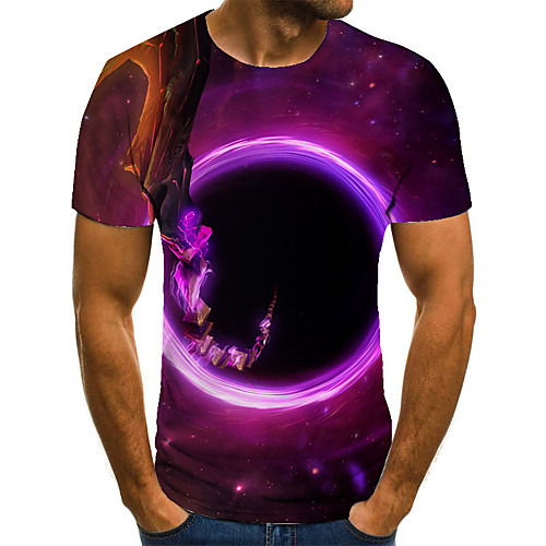Men's Unisex Tee T shirt 3D Print Graphic Prints Interstellar Plus Size Print Short Sleeve Casual Tops Basic Fashion Designer Big and Tall Purple
Men's Unisex Tee T shirt 3D Print Graphic Prints Interstellar Plus Size Print Short Sleeve Casual Tops Basic Fashion Designer Big and Tall Purple