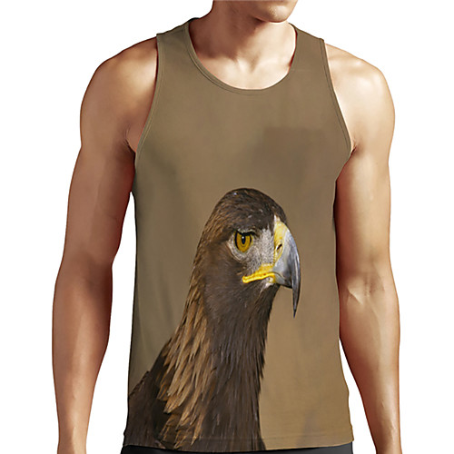 Men's Unisex Tank Top Undershirt 3D Print Graphic Prints Eagle Animal Plus Size Print Sleeveless Casual Tops Basic Designer Big and Tall Khaki
Men's Unisex Tank Top Undershirt 3D Print Graphic Prints Eagle Animal Plus Size Print Sleeveless Casual Tops Basic Designer Big and Tall Khaki