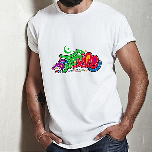 Men's Unisex Tee T shirt Hot Stamping Graphic Prints Letter Plus Size Print Short Sleeve Casual Tops Cotton Basic Fashion Designer Big and Tall White
Men's Unisex Tee T shirt Hot Stamping Graphic Prints Letter Plus Size Print Short Sleeve Casual Tops Cotton Basic Fashion Designer Big and Tall White