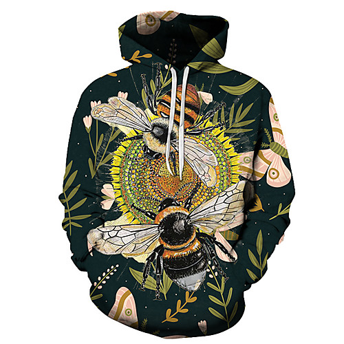 Men's Unisex Plus Size Pullover Hoodie Sweatshirt Graphic Prints Bee Print Hooded Casual Daily Holiday 3D Print Basic Designer Hoodies Sweatshirts Long Sleeve Purple Yellow Green
Men's Unisex Plus Size Pullover Hoodie Sweatshirt Graphic Prints Bee Print Hooded Casual Daily Holiday 3D Print Basic Designer Hoodies Sweatshirts Long Sleeve Purple Yellow Green