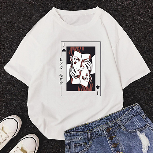 Inspired by Hunter X Hunter Cosplay Cosplay Costume T-shirt Polyester / Cotton Blend Print Harajuku Graphic Kawaii T-shirt For Women's / Men's
Inspired by Hunter X Hunter Cosplay Cosplay Costume T-shirt Polyester / Cotton Blend Print Harajuku Graphic Kawaii T-shirt For Women's / Men's