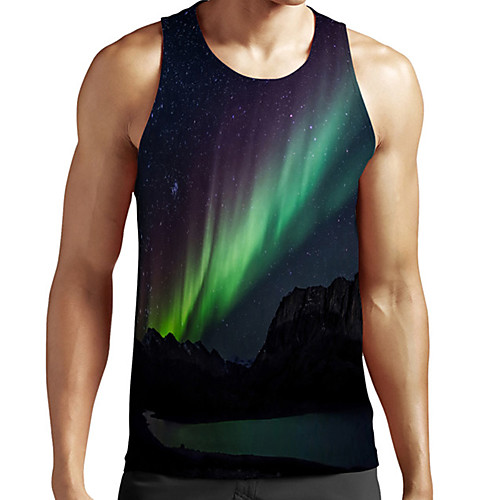 Men's Unisex Tank Top Undershirt 3D Print Scenery Graphic Prints Plus Size Print Sleeveless Casual Tops Basic Fashion Designer Breathable Green
Men's Unisex Tank Top Undershirt 3D Print Scenery Graphic Prints Plus Size Print Sleeveless Casual Tops Basic Fashion Designer Breathable Green
