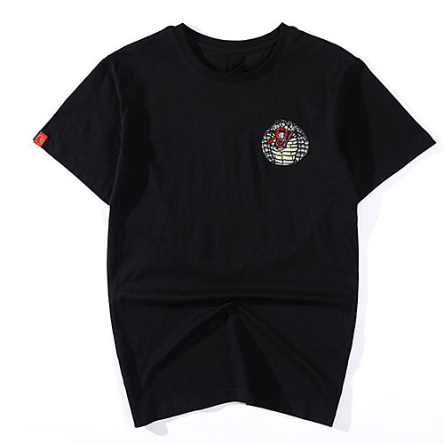 Men's Unisex Tee T shirt Hot Stamping Graphic Prints Snake Animal Plus Size Print Short Sleeve Casual Tops Cotton Basic Fashion Designer Big and Tall White Black
Men's Unisex Tee T shirt Hot Stamping Graphic Prints Snake Animal Plus Size Print Short Sleeve Casual Tops Cotton Basic Fashion Designer Big and Tall White Black