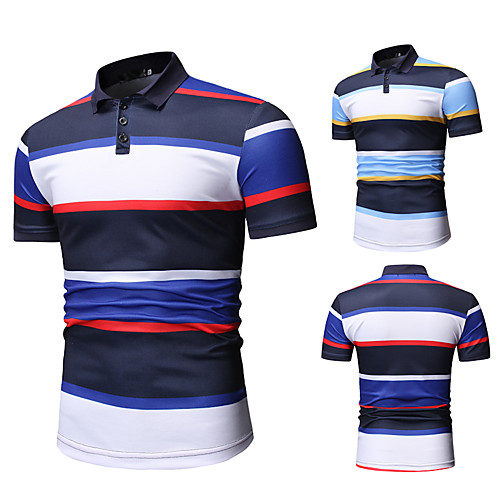 Men's Golf Shirt Tennis Shirt Other Prints Color Block Short Sleeve Casual Tops Casual Yellow Red / Summer
Men's Golf Shirt Tennis Shirt Other Prints Color Block Short Sleeve Casual Tops Casual Yellow Red / Summer
