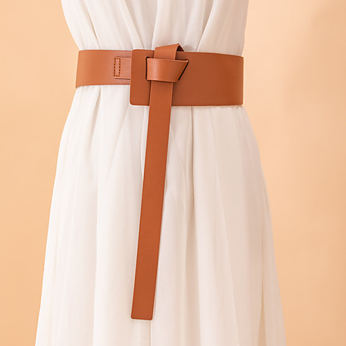 Women's Wide Belt Daily Outdoor Beige Black Belt Solid Colored Winter Spring Summer
Women's Wide Belt Daily Outdoor Beige Black Belt Solid Colored Winter Spring Summer