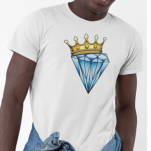 Men's Unisex Tee T shirt Hot Stamping Graphic Prints Jewelry Plus Size Print Short Sleeve Casual Tops Cotton Basic Fashion Designer Big and Tall White
Men's Unisex Tee T shirt Hot Stamping Graphic Prints Jewelry Plus Size Print Short Sleeve Casual Tops Cotton Basic Fashion Designer Big and Tall White