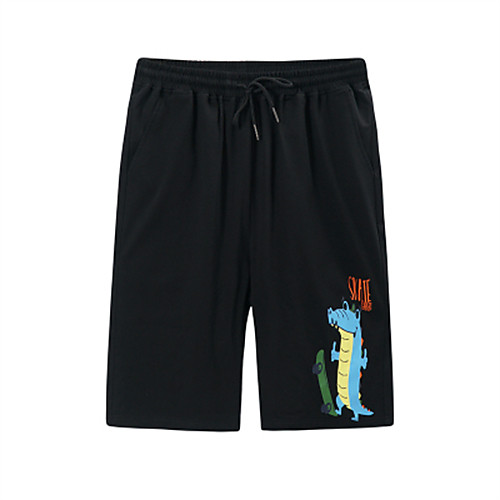 Men's Shorts Casual / Sporty Shorts Pants Cartoon Letter Knee Length Print Black Light Grey
Men's Shorts Casual / Sporty Shorts Pants Cartoon Letter Knee Length Print Black Light Grey