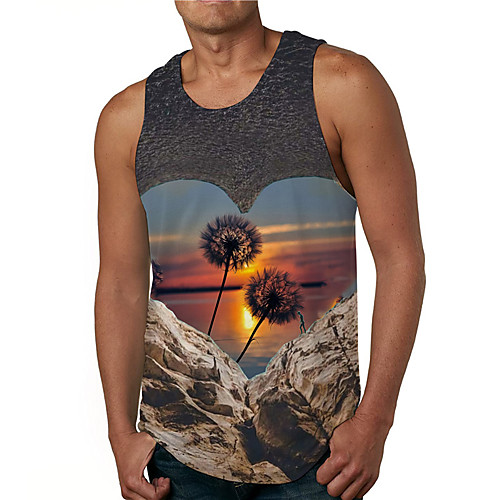 Men's Tank Top Undershirt 3D Print Graphic Prints Dandelion Print Sleeveless Daily Tops Casual Designer Big and Tall Gray
Men's Tank Top Undershirt 3D Print Graphic Prints Dandelion Print Sleeveless Daily Tops Casual Designer Big and Tall Gray