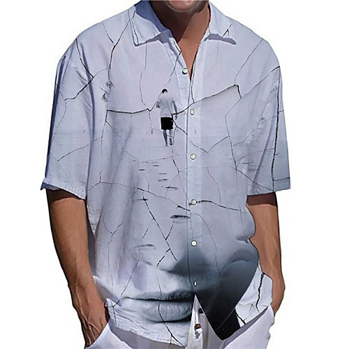 Men's Shirt 3D Print Human Plus Size 3D Print Button-Down Short Sleeve Casual Tops Casual Fashion Streetwear Breathable Gray / Sports
Men's Shirt 3D Print Human Plus Size 3D Print Button-Down Short Sleeve Casual Tops Casual Fashion Streetwear Breathable Gray / Sports