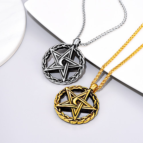 Women's Men's Pendant Necklace Necklace Retro Fashion Vintage Titanium Steel Silver Gold 555 cm Necklace Jewelry 1pc For Halloween Gift Festival
Women's Men's Pendant Necklace Necklace Retro Fashion Vintage Titanium Steel Silver Gold 555 cm Necklace Jewelry 1pc For Halloween Gift Festival