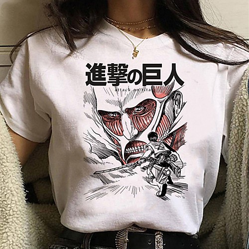 Inspired by Attack on Titan Cosplay Anime Cartoon Polyester / Cotton Blend Print Harajuku Graphic Kawaii T-shirt For Women's / Men's
Inspired by Attack on Titan Cosplay Anime Cartoon Polyester / Cotton Blend Print Harajuku Graphic Kawaii T-shirt For Women's / Men's
