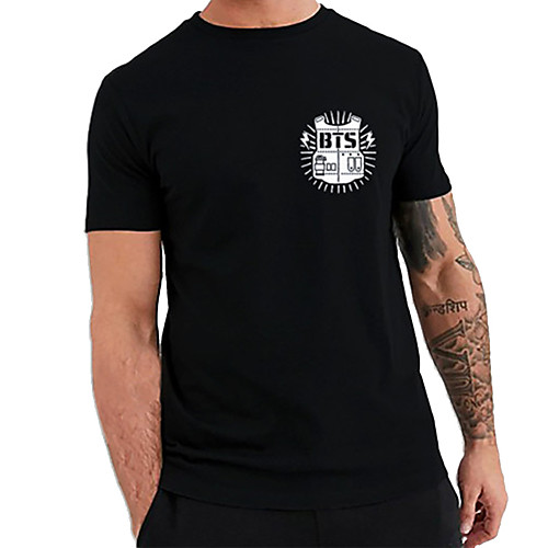 Men's Unisex Tee T shirt Hot Stamping Graphic Prints Letter Plus Size Print Short Sleeve Casual Tops Cotton Basic Fashion Designer Big and Tall Black
Men's Unisex Tee T shirt Hot Stamping Graphic Prints Letter Plus Size Print Short Sleeve Casual Tops Cotton Basic Fashion Designer Big and Tall Black