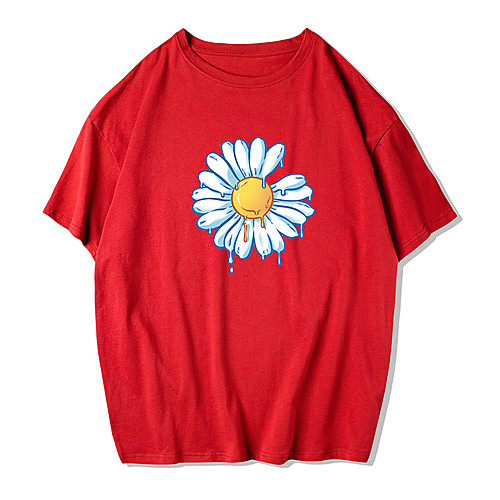 Men's Unisex Tee T shirt Hot Stamping Floral Graphic Prints Plus Size Print Short Sleeve Street Tops Cotton Basic Designer Big and Tall Round Neck White Black Blue / Summer
Men's Unisex Tee T shirt Hot Stamping Floral Graphic Prints Plus Size Print Short Sleeve Street Tops Cotton Basic Designer Big and Tall Round Neck White Black Blue / Summer