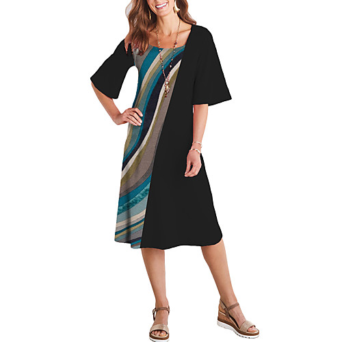 Women's A Line Dress Knee Length Dress Blue Red Short Sleeve Pattern Summer Casual 2021 S M L XL 2XL 3XL 4XL / Cotton / Cotton
Women's A Line Dress Knee Length Dress Blue Red Short Sleeve Pattern Summer Casual 2021 S M L XL 2XL 3XL 4XL / Cotton / Cotton