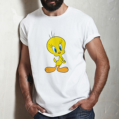 Men's Unisex Tee T shirt Hot Stamping Graphic Prints Duck Animal Plus Size Print Short Sleeve Casual Tops Cotton Basic Fashion Designer Big and Tall White
Men's Unisex Tee T shirt Hot Stamping Graphic Prints Duck Animal Plus Size Print Short Sleeve Casual Tops Cotton Basic Fashion Designer Big and Tall White