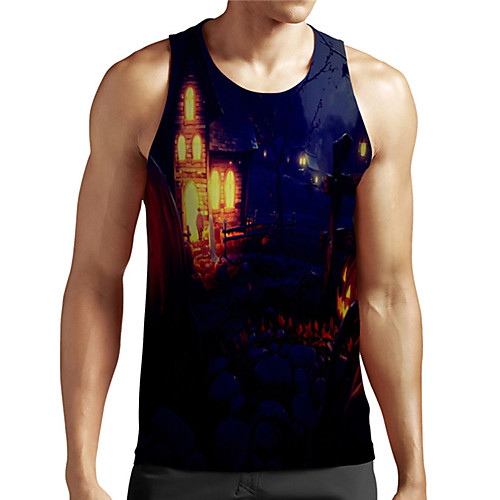 Men's Unisex Tank Top Undershirt 3D Print Graphic Prints House Plus Size Print Sleeveless Casual Tops Basic Designer Big and Tall Blue
Men's Unisex Tank Top Undershirt 3D Print Graphic Prints House Plus Size Print Sleeveless Casual Tops Basic Designer Big and Tall Blue